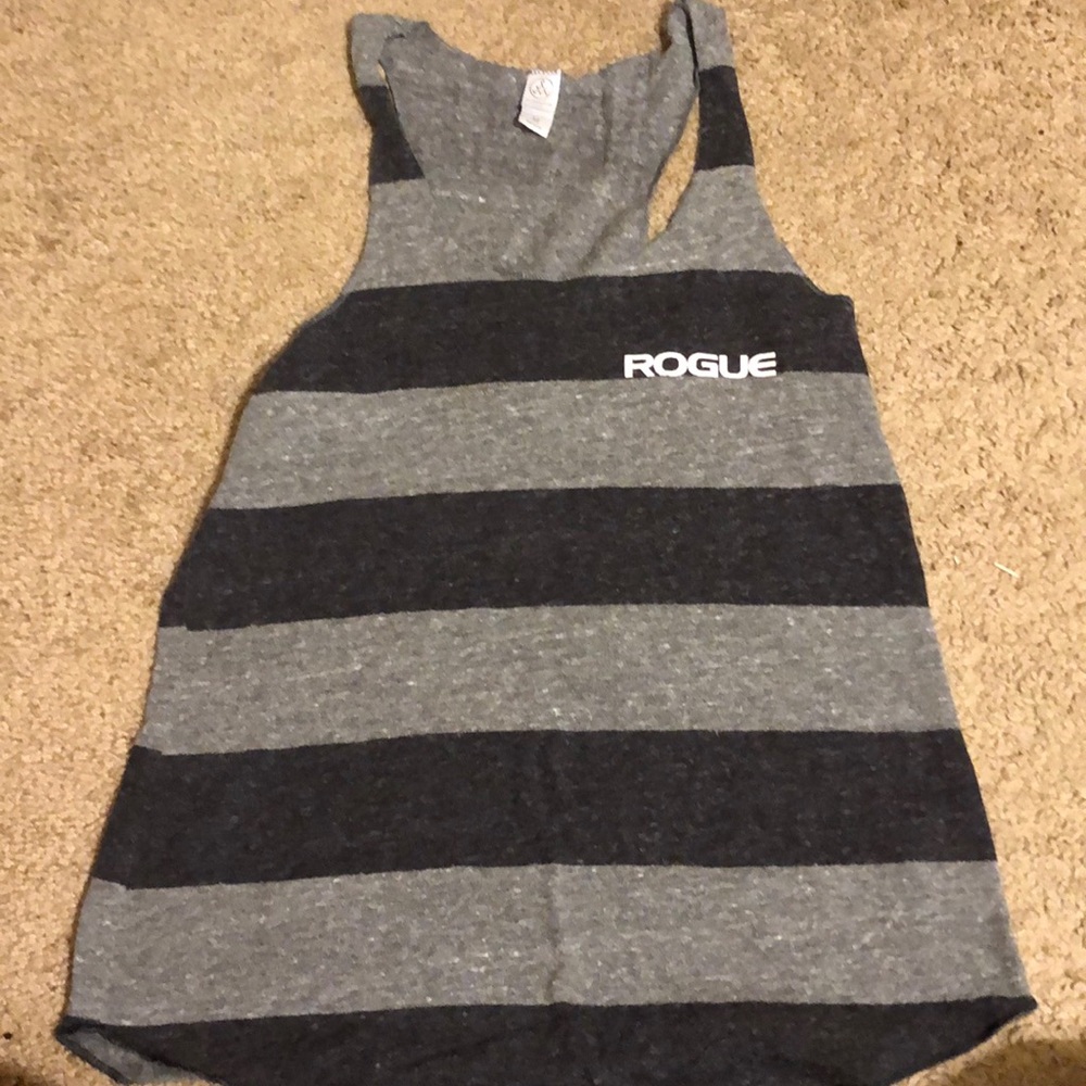 Rogue fitness striped tank